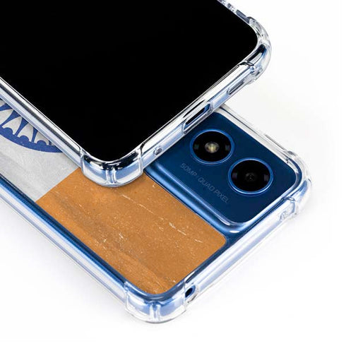 India Flag Distressed Moto G 5G (2024) Clear Case