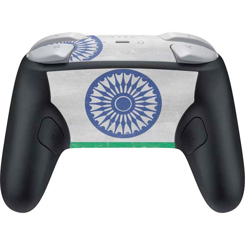 India Flag Distressed Nintendo Switch 2 (2025) Pro Controller Skin