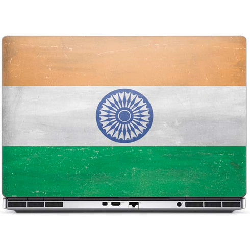 India Flag Distressed Dell Precision Skin