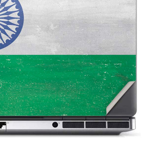 India Flag Distressed Dell Precision Skin
