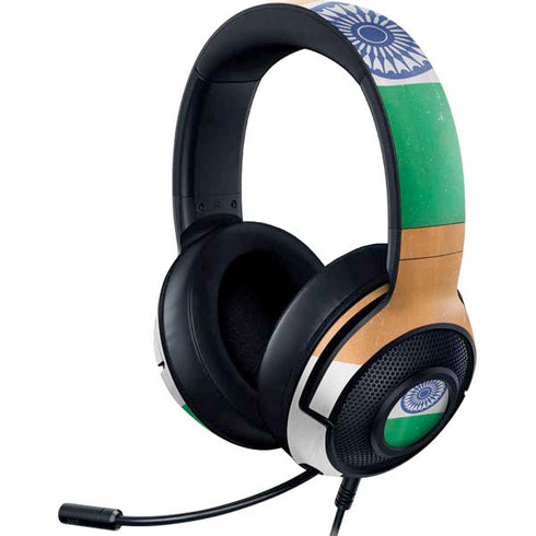 India Flag Distressed Razer Kraken X Skin