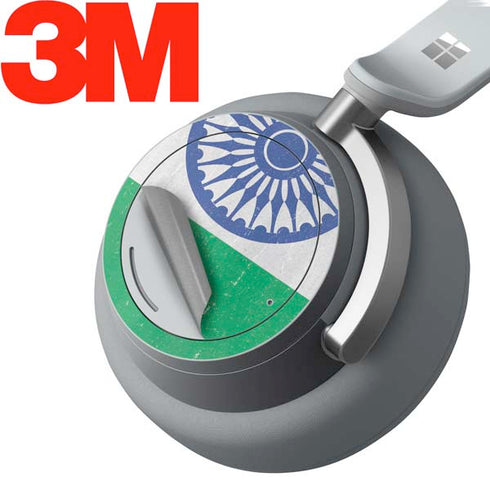 India Flag Distressed Surface Headphones Skin