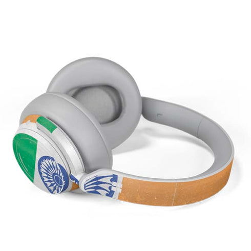 India Flag Distressed Surface Headphones Skin