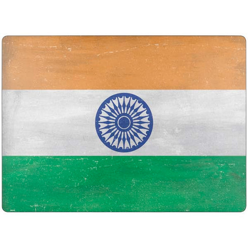 India Flag Distressed Surface Laptop 7 13.8in Skin