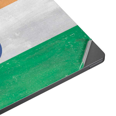 India Flag Distressed Surface Laptop 7 13.8in Skin
