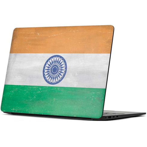 India Flag Distressed Surface Laptop 7 15in Skin