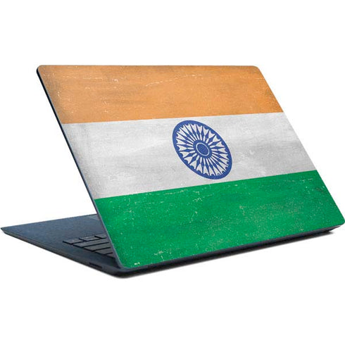 India Flag Distressed Surface Laptop Skin