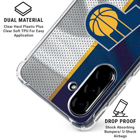 NBA Indiana Pacers Away Jersey Galaxy A36 5G Clear Case