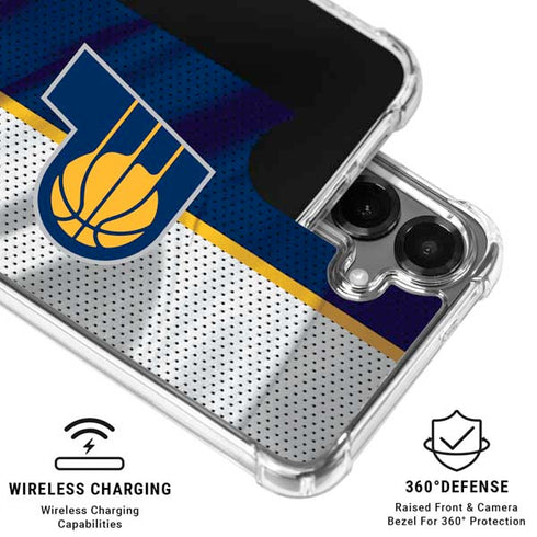 NBA Indiana Pacers Away Jersey Galaxy S26 Plus Clear Case
