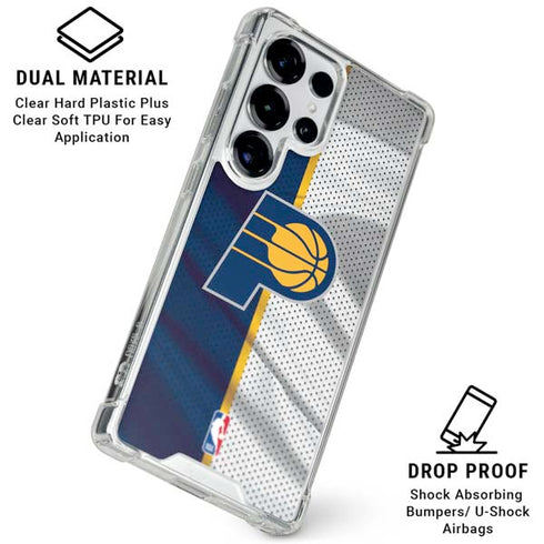 NBA Indiana Pacers Away Jersey Galaxy S26 Ultra Clear Case