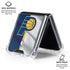 NBA Indiana Pacers Away Jersey Galaxy Z Flip6 Clear Case