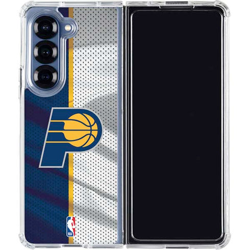 NBA Indiana Pacers Away Jersey Galaxy Z Fold6 Clear Case