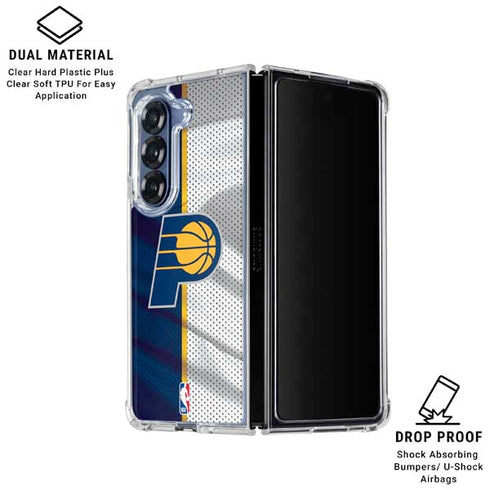 NBA Indiana Pacers Away Jersey Galaxy Z Fold6 Clear Case