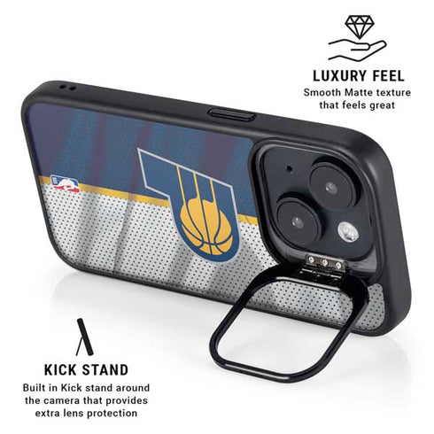 NBA Indiana Pacers Away Jersey iPhone 15 Kickstand Case