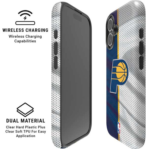 NBA Indiana Pacers Away Jersey iPhone 16 Magsafe Impact Case