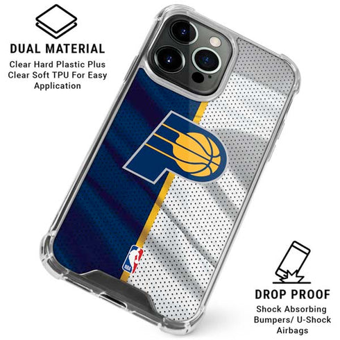 NBA Indiana Pacers Away Jersey iPhone 16 Pro Clear Case