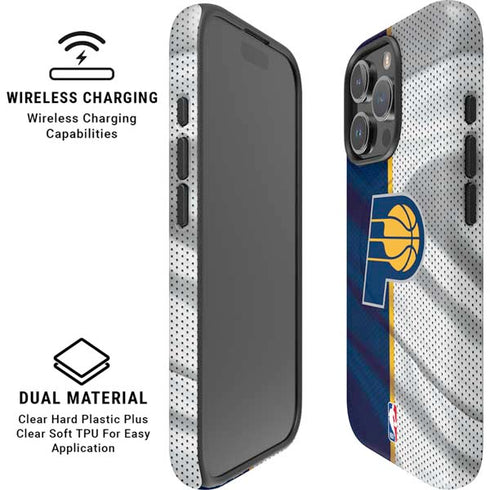 NBA Indiana Pacers Away Jersey iPhone 16 Pro Magsafe Impact Case