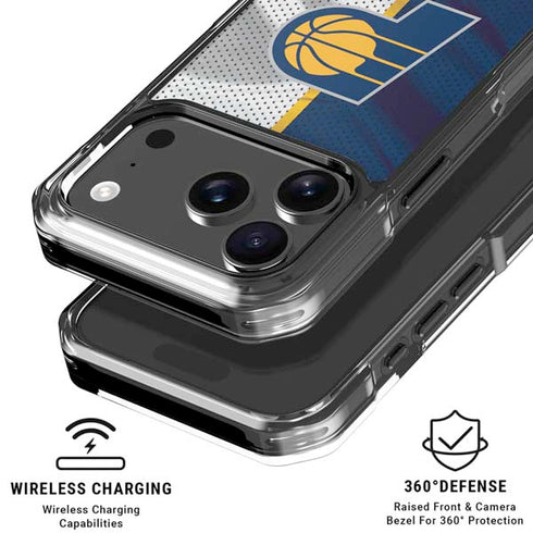 NBA Indiana Pacers Away Jersey iPhone 17 Pro Clear Case