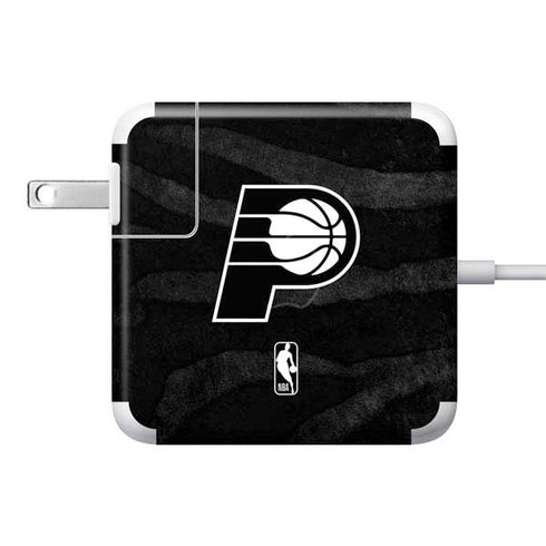 NBA Indiana Pacers Black Animal Print 85W Power Adapter (15 and 17 inch MacBook Pro Charger) Skin
