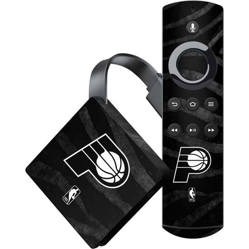 NBA Indiana Pacers Black Animal Print Amazon Fire TV Skin