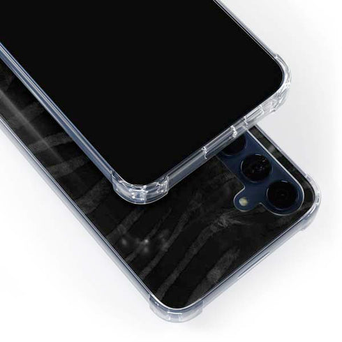 NBA Indiana Pacers Black Animal Print Galaxy A55 5G Clear Case