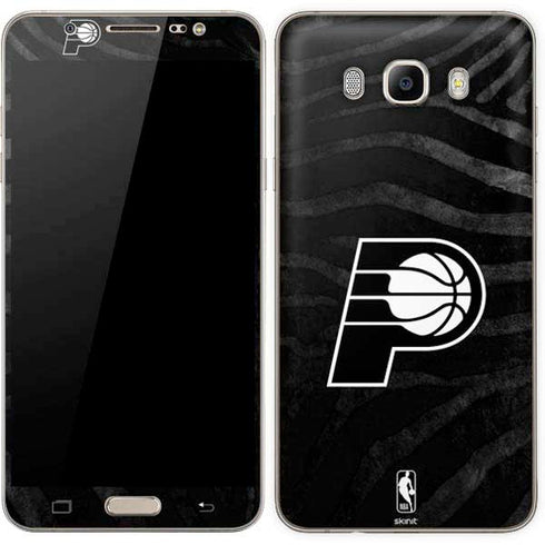 NBA Indiana Pacers Black Animal Print Galaxy J7 Skin