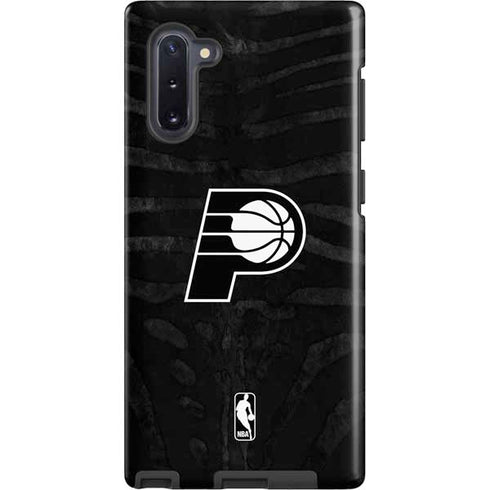 NBA Indiana Pacers Black Animal Print Galaxy Cases