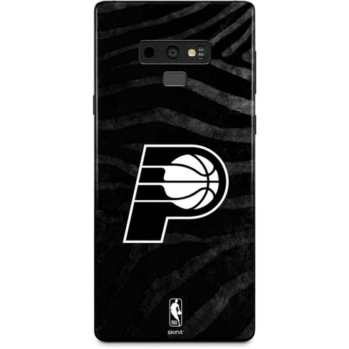 NBA Indiana Pacers Black Animal Print Galaxy Note 9 Skin