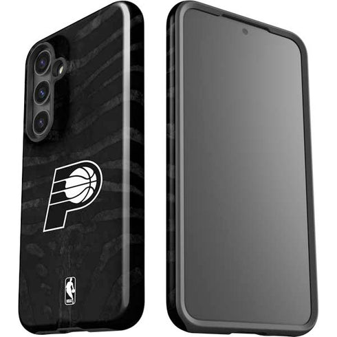 NBA Indiana Pacers Black Animal Print Galaxy S25 Impact Case