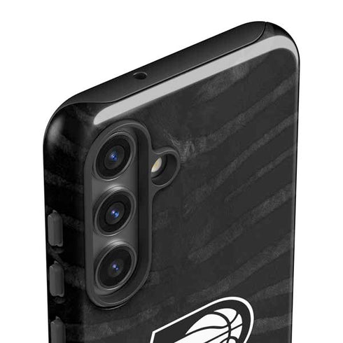 NBA Indiana Pacers Black Animal Print Galaxy S25 Plus Impact Case