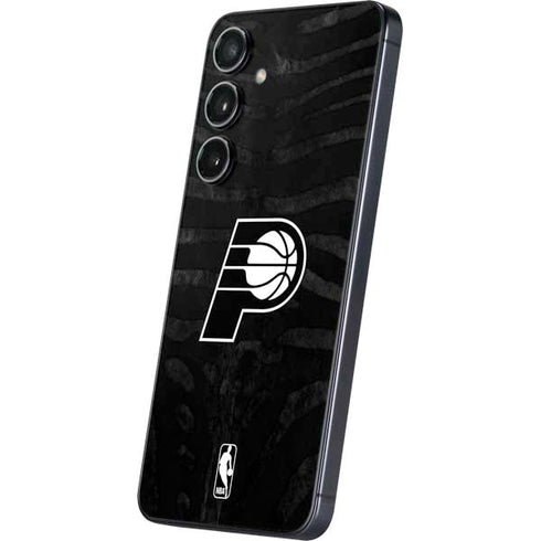 NBA Indiana Pacers Black Animal Print Galaxy S24 Skin