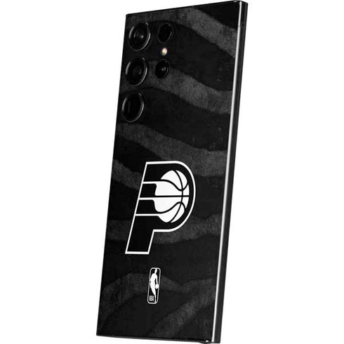 NBA Indiana Pacers Black Animal Print Galaxy S25 Ultra Skin