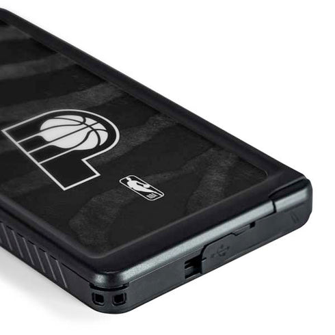 NBA Indiana Pacers Black Animal Print Galaxy S24 Ultra Waterproof Case
