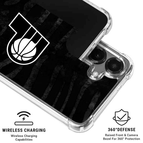 NBA Indiana Pacers Black Animal Print Galaxy S26 Clear Case