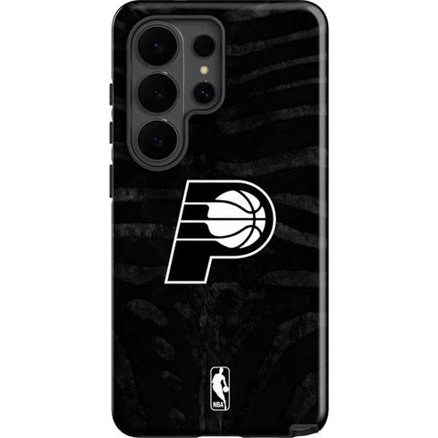 NBA Indiana Pacers Black Animal Print Galaxy S26 Ultra Impact Case