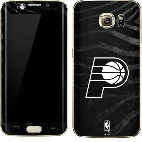 NBA Indiana Pacers Black Animal Print Galaxy S7 Edge Skin