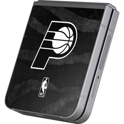 NBA Indiana Pacers Black Animal Print Galaxy Z Flip6 Skin