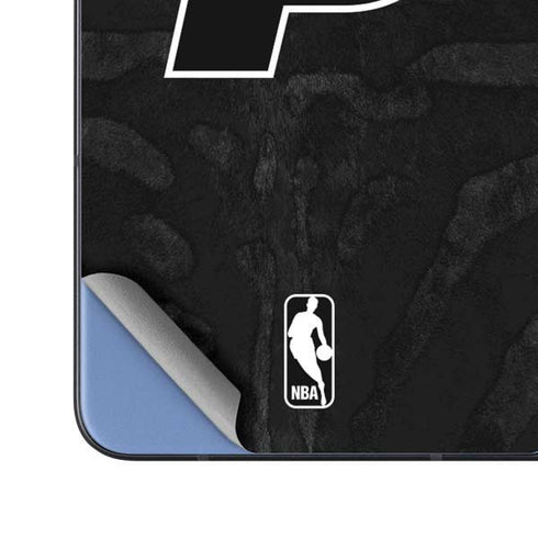 NBA Indiana Pacers Black Animal Print Galaxy Z Fold5 5G Skin