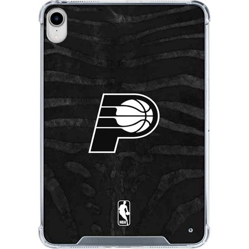 NBA Indiana Pacers Black Animal Print iPad 11th Gen (2025) Clear Case