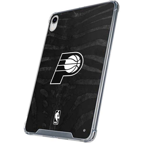 NBA Indiana Pacers Black Animal Print iPad 11th Gen (2025) Clear Case