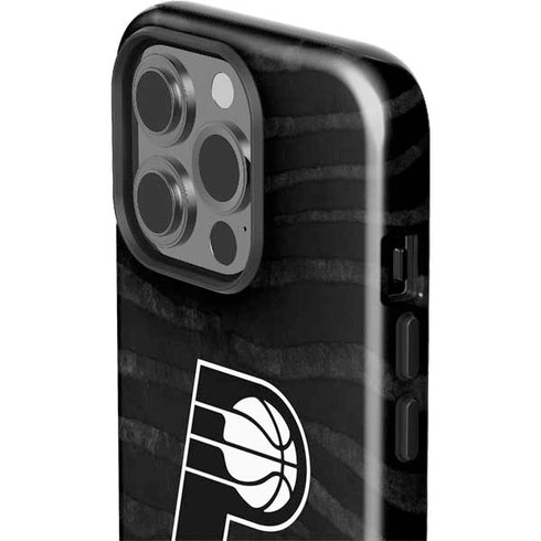 NBA Indiana Pacers Black Animal Print iPhone 15 Pro Impact Case
