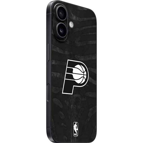 NBA Indiana Pacers Black Animal Print iPhone 16 Skin