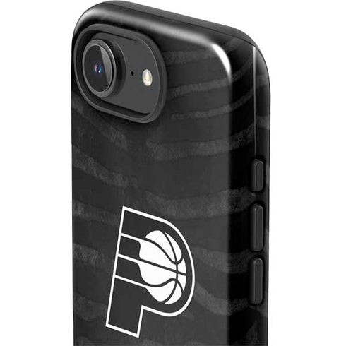 NBA Indiana Pacers Black Animal Print iPhone 16e Impact Case