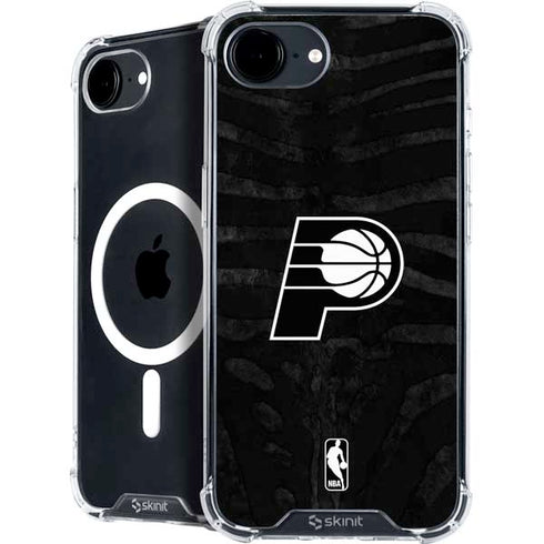 NBA Indiana Pacers Black Animal Print iPhone 16e MagSafe Case