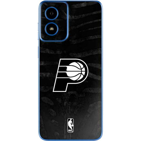 NBA Indiana Pacers Black Animal Print Moto G Play 4G (2024) Skin