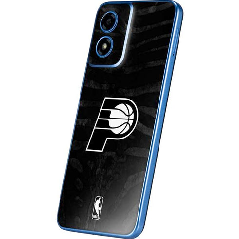 NBA Indiana Pacers Black Animal Print Moto G Play 4G (2024) Skin