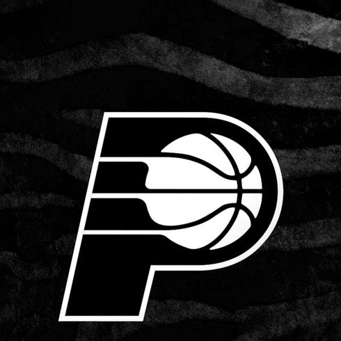 NBA Indiana Pacers Black Animal Print Moto G6 Skin