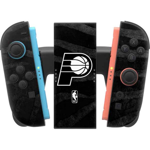 NBA Indiana Pacers Black Animal Print Nintendo Switch 2 (2025) Joy-Con Controller Skin