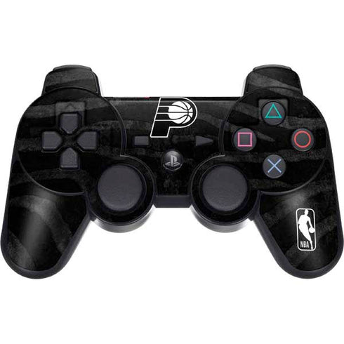 NBA Indiana Pacers Black Animal Print PS3 Dual Shock wireless controller Skin