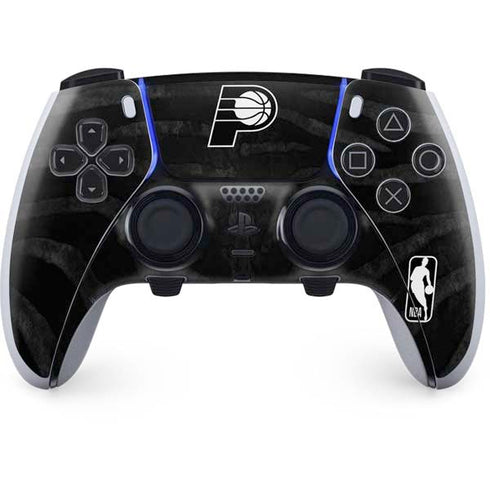 NBA Indiana Pacers Black Animal Print PS5 DualSense Edge Pro Controller Skin
